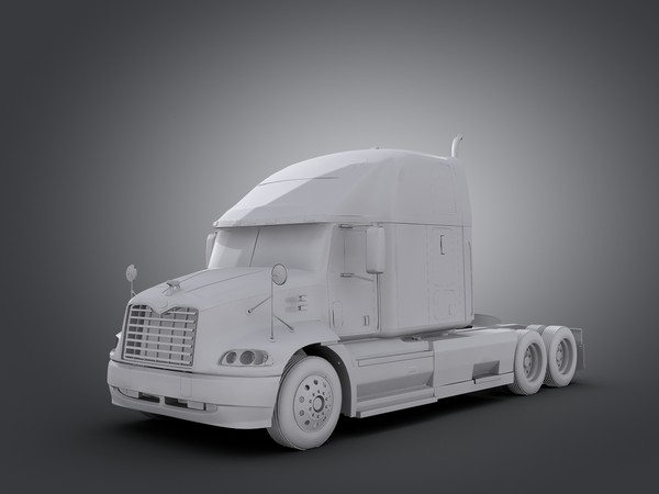 max mack truck - Mack Vision CX613 by Swan3DStudios